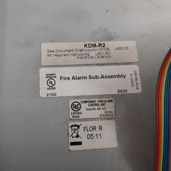 Pg Technologies Kdm-r2 Fire Alarm Keyboard Module 30517 Rev.B