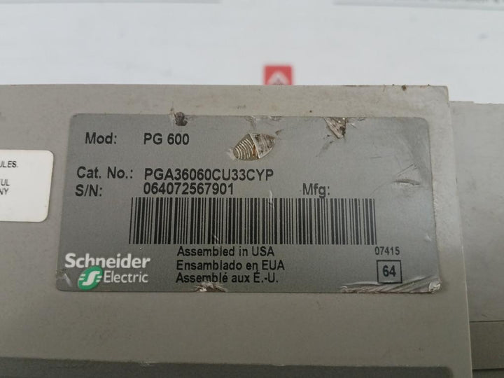 Pga36060Cu33Cyp Square D/Schneider Electric Powerpact 2P Circuit Breaker 600A