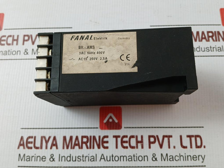 Phase Asymmetry Monitor Br-aws Fanal Elektrik 50Hz 400V