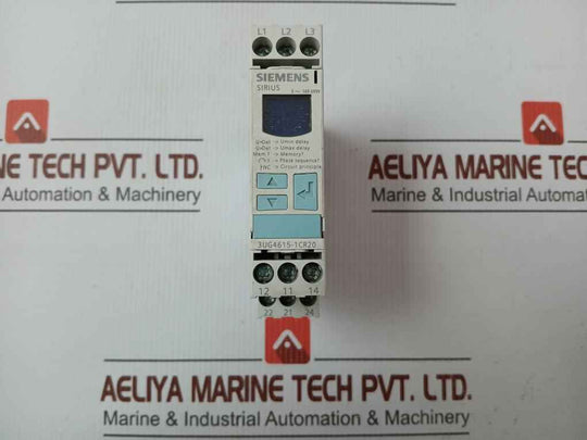 Phase Monitoring Relay 3Ug4615-1Cr20 Siemens 690V
