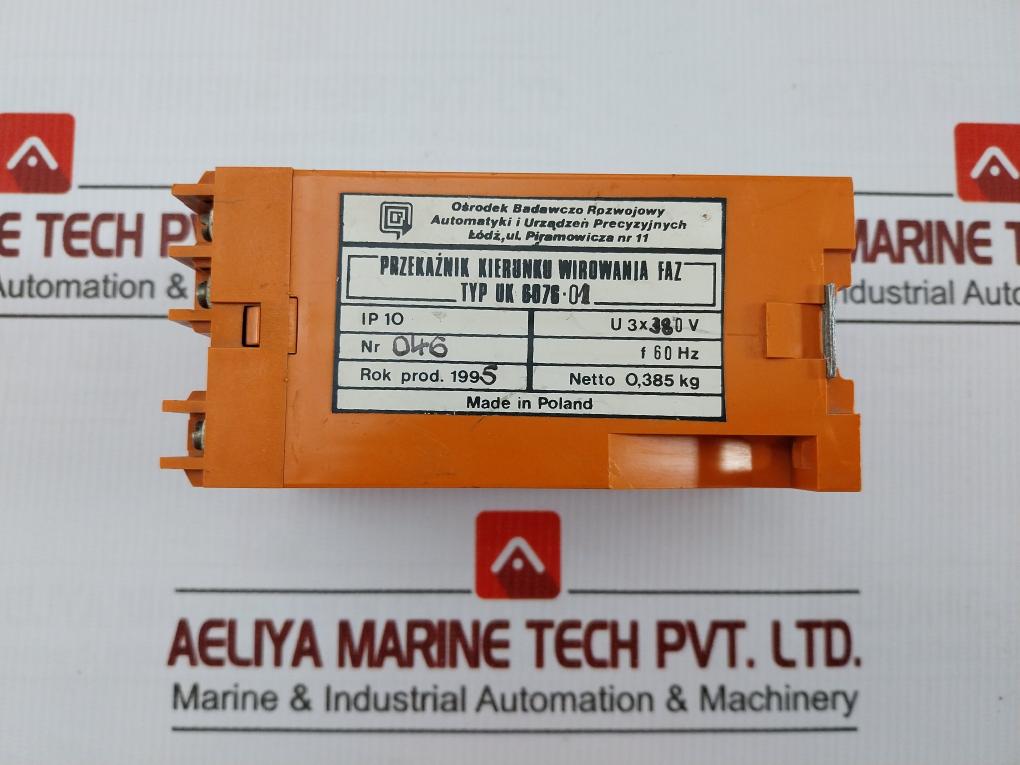 Phase Sequence Relay 60Hz Uk 6076-01 Osrodek Badawczo Rozwojowy