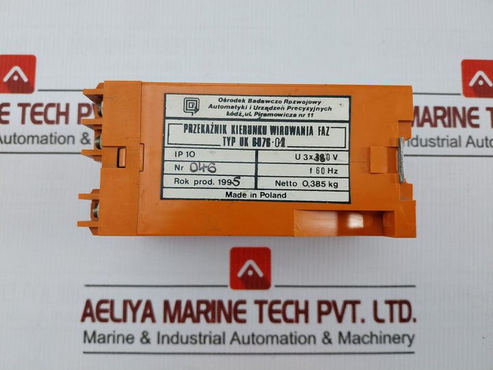 Phase Sequence Relay 60Hz Uk 6076-01 Osrodek Badawczo Rozwojowy