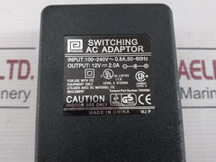 Phihong E127643 Switching Ac Adapter 7500080 100-240V~0.8A, 50-60Hz
