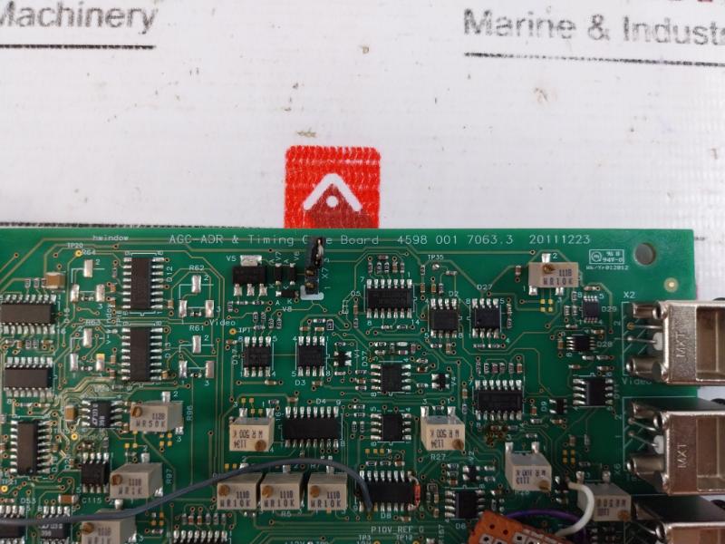 PHILIPS 4598 001 7063.3 Printed Circuit Board Agc-adr & Timing Core Brd