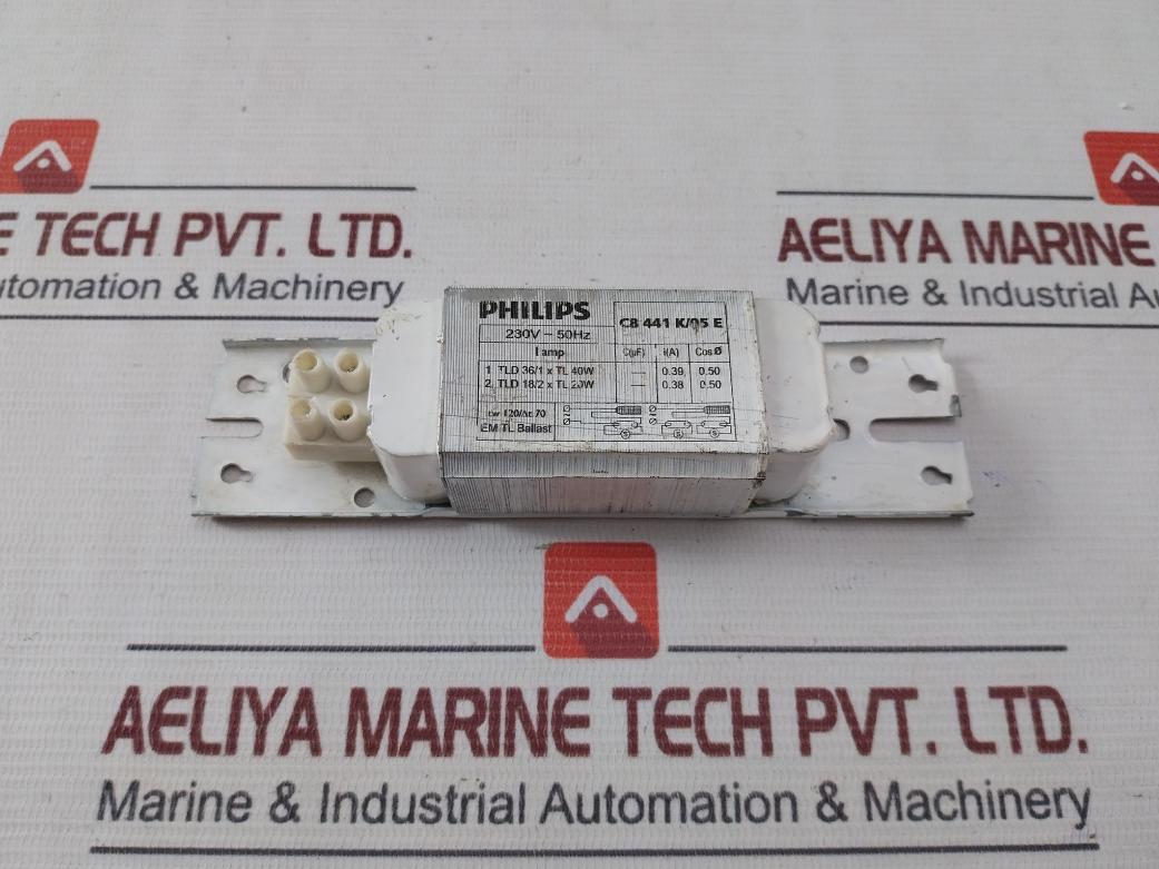 Philips C8 441 K/05 E Em Tl Electronic Ballast 1752K05E 230V-50Hz Tw120