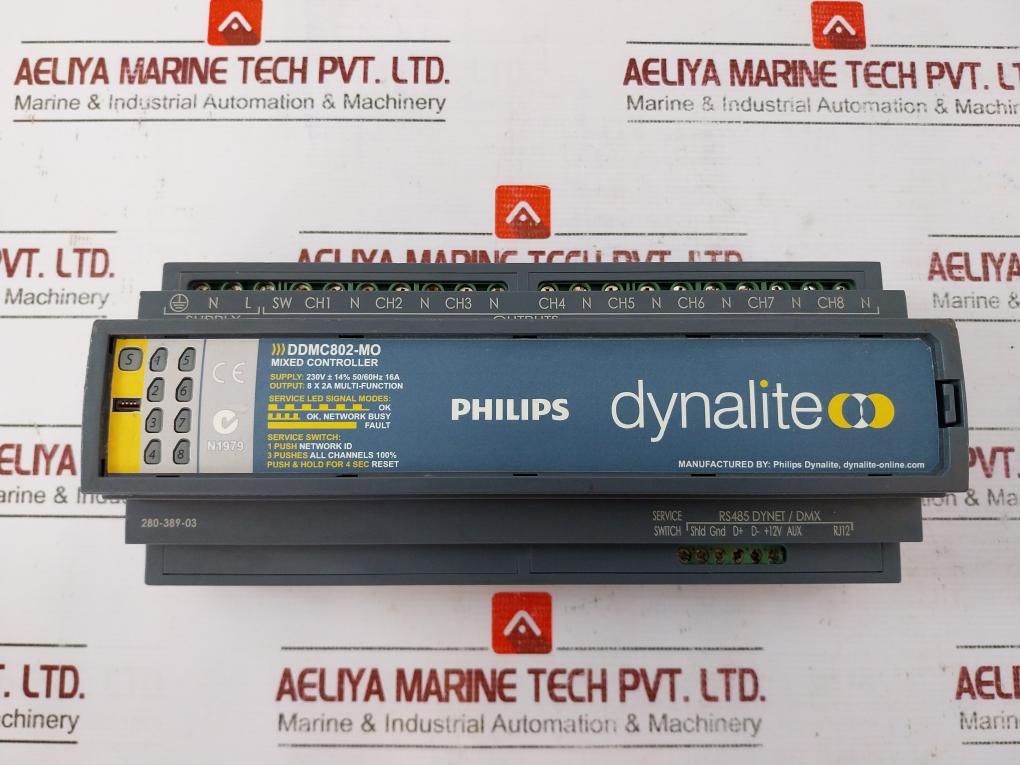Philips Dynalite Ddmc802-mo Multipurpose Mixed Modular Controller 3248147