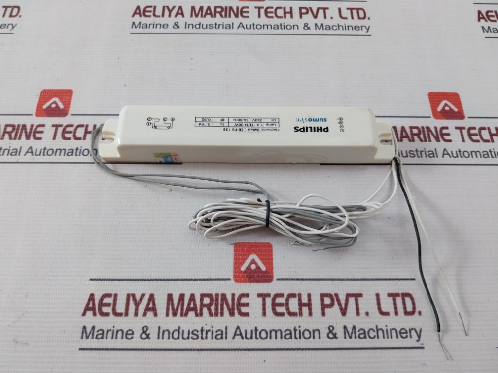 Philips Eb-fs 136 Sumo Slim Electronic Ballast 36/40W 0.19A 240V-50/60Hz