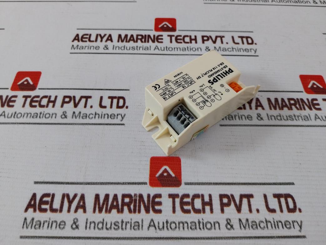 Philips Eb-s 118 Plc/Plt Sh Electronic Ballast 220 240V 50 60Hz N18104