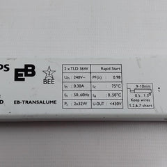 Philips Eb-t 236 Tld Electronic Ballasts For Lamp