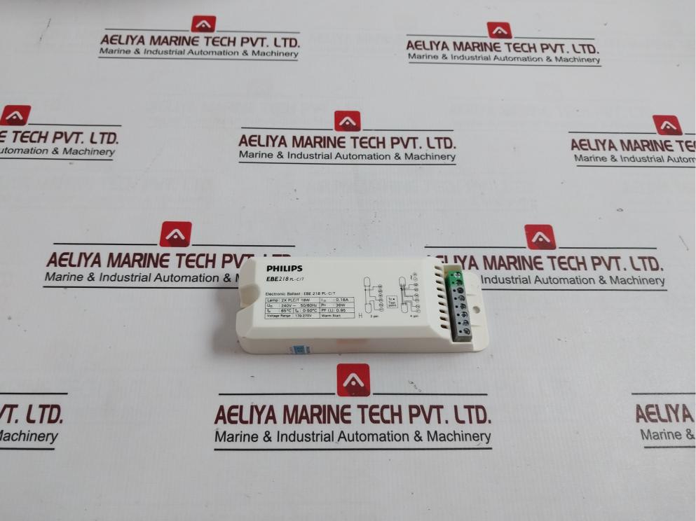 Philips Ebe 218 Pl-c/T Electronic Ballast 170-270V 50/60Hz 36W