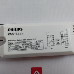 Philips Ebe 218 Pl-c/T Electronic Ballast 170-270V 50/60Hz 36W