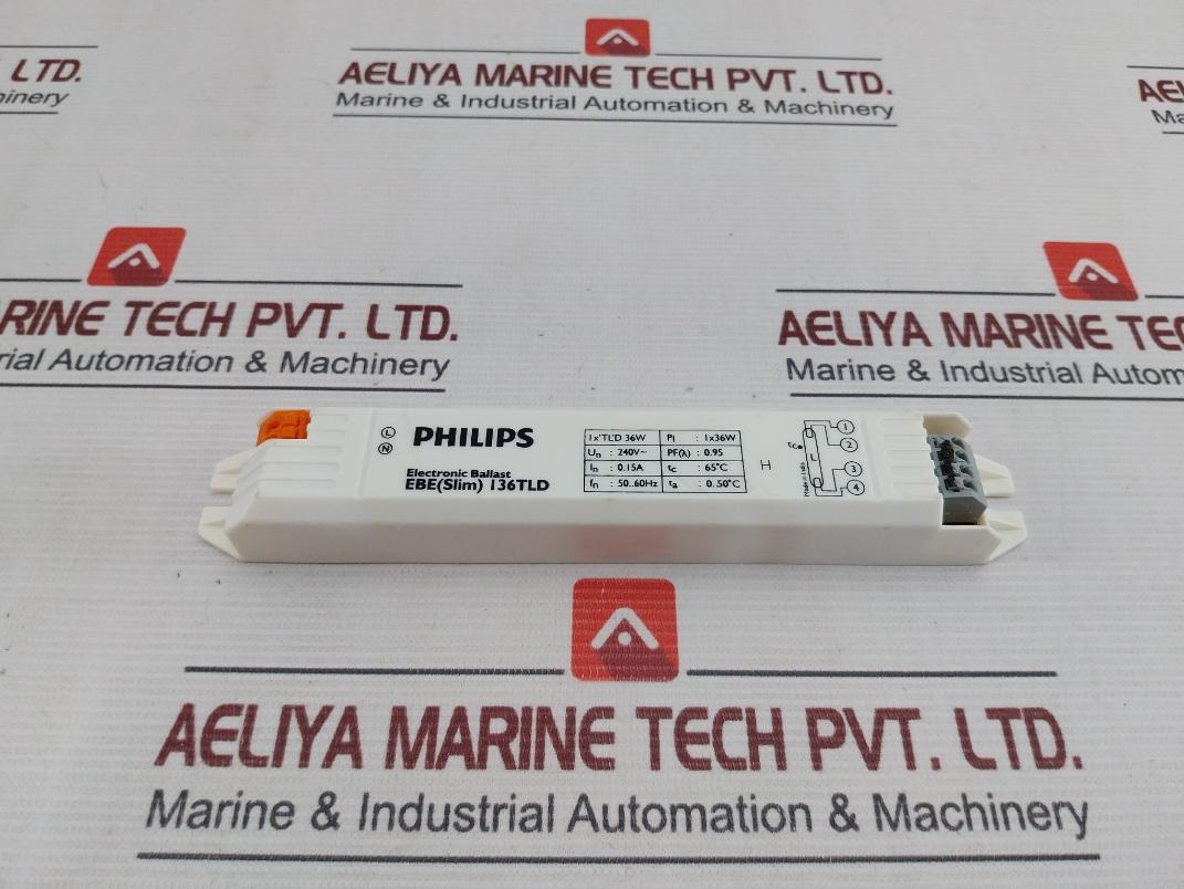 Philips Ebe (Slim) 136Tld Electronic Ballast 50-60Hz 65C 0.15Aphilips Ebe (Slim) 136Tld