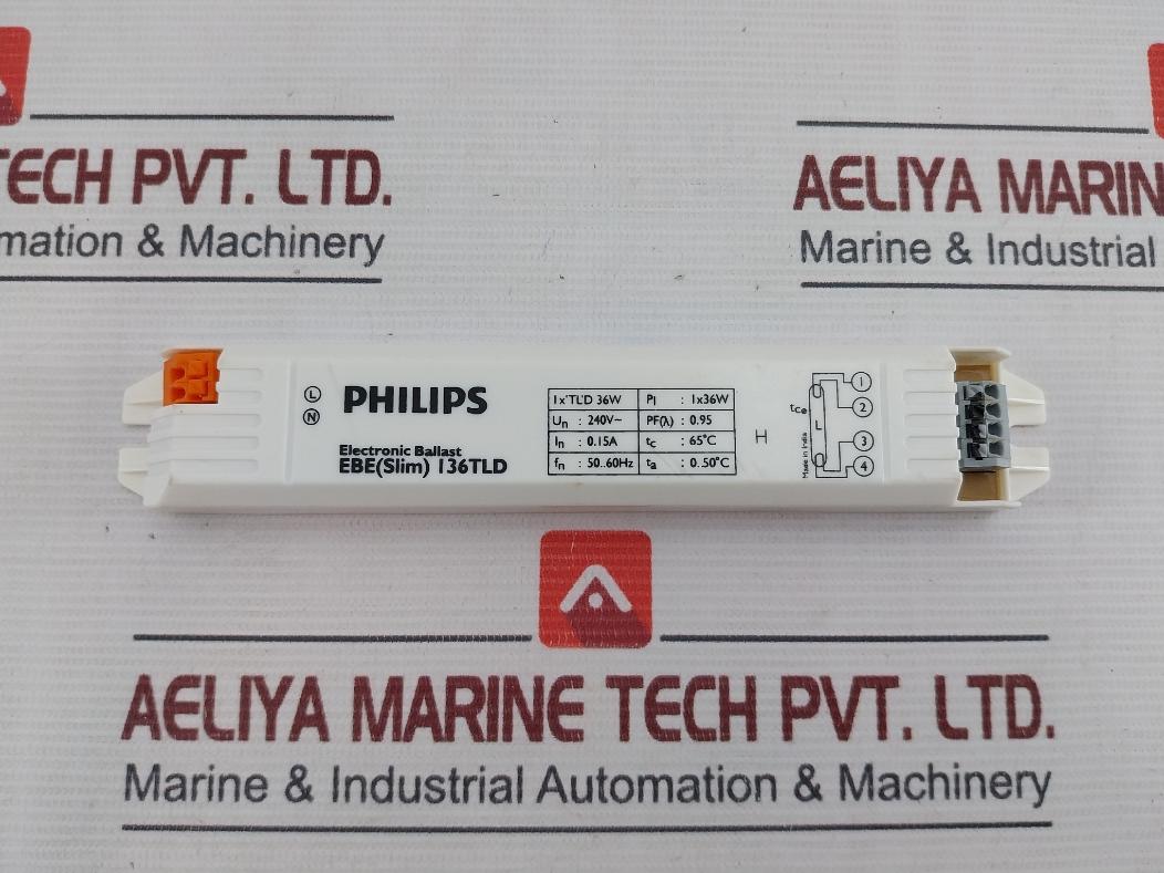 Philips Ebe (Slim) 136Tld Electronic Ballast 50-60Hz 65C 0.15Aphilips Ebe (Slim) 136Tld