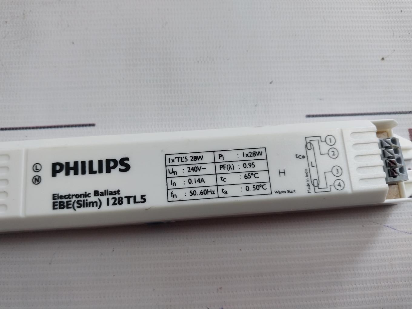 Philips Ebe(Slim) I28Tl5 Electronic Ballast 50..60Hz