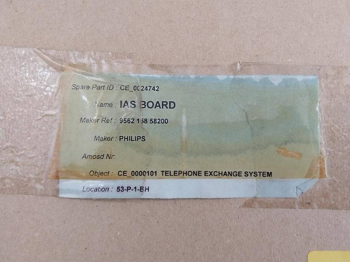 Philips Ias Pcb Board 9562 158 58221