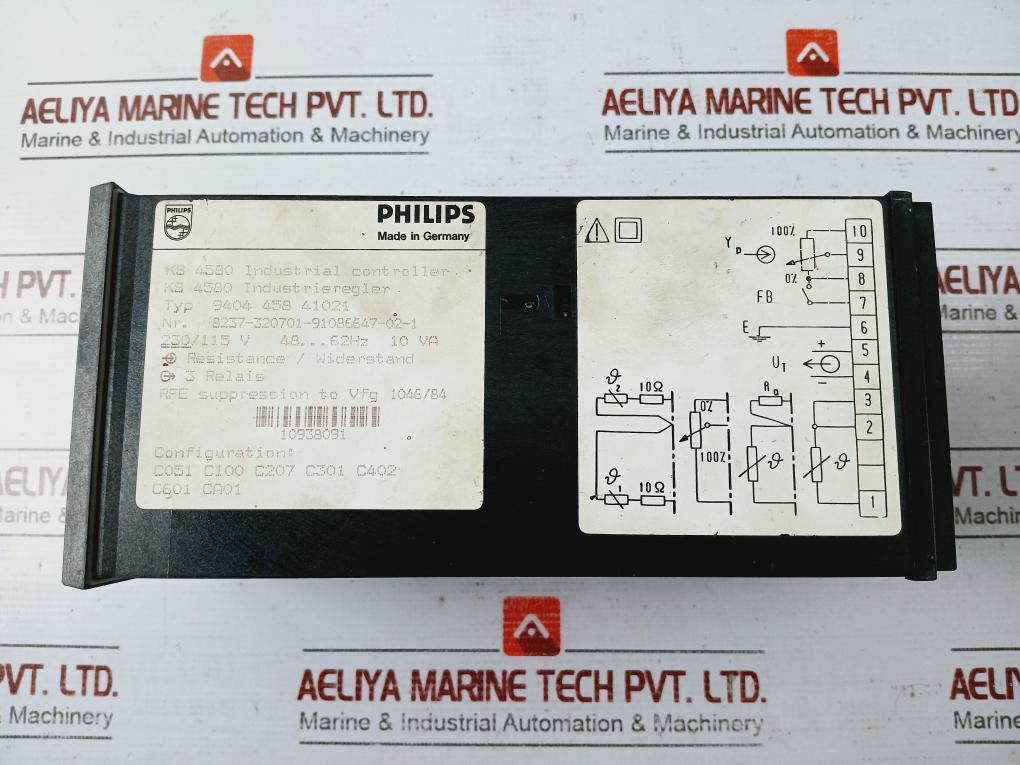 Philips Ks 4580 Industrial Controller 230/115V 3 Relays 500Va Max