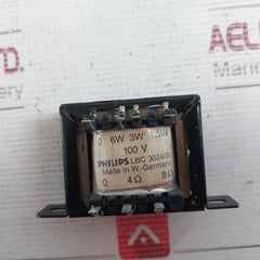 Philips Lbc 3024/00 Line Transformer 100V 0 6W 3W 1,5W 4Ω 8Ω