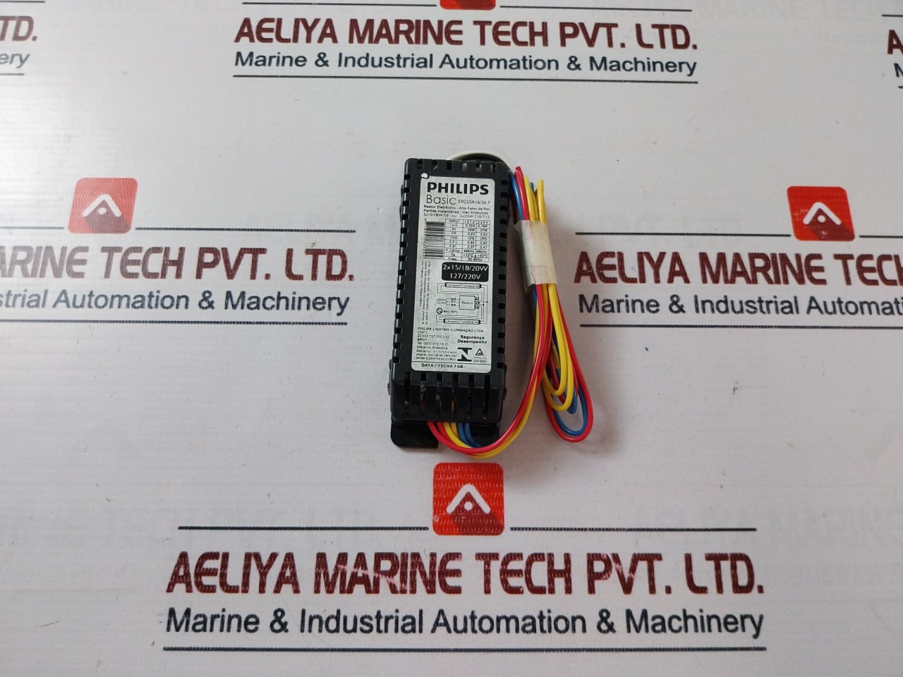 Philips Eb220A16/26P Bivolt Electronic Reactor 2X15/18W Or 2X20W T8/T10/T12 High