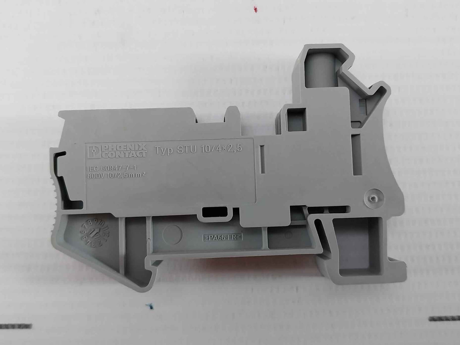 Phoenix Contact 20-8Awg 50A 600V Potential Collective Terminal Stu 10/4X2,5 (1Box = 20Pcs)