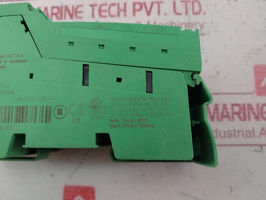 Phoenix Contact 2742094 Bus Coupler Ibs Il 24 Bk-t/U 24Vdc/500Ma 250V 1,5Mm2