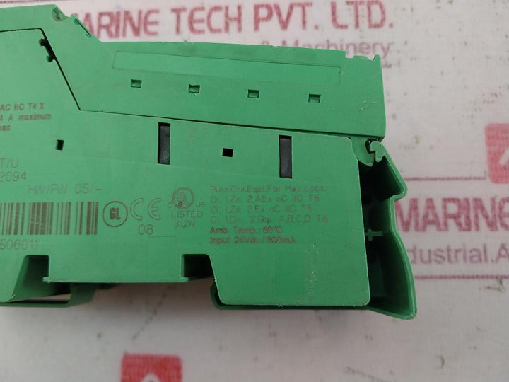 Phoenix Contact 2742094 Bus Coupler Ibs Il 24 Bk-t/U 24Vdc/500Ma 250V 1,5Mm2