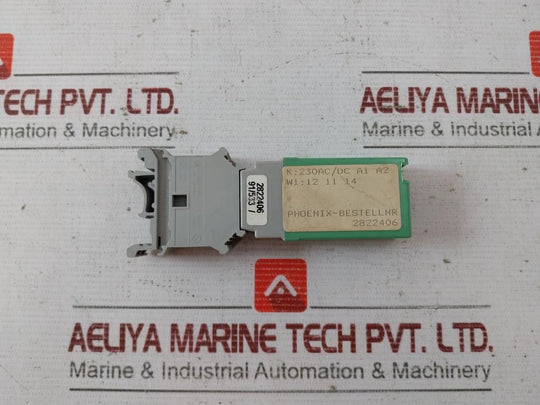 Phoenix Contact 2822406 Relay Connector 230Ac/Dc A1 A2 600V 15A 12Awg 4Mm