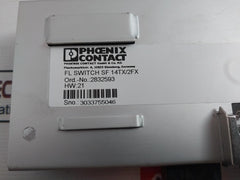 Phoenix Contact Fl Switch Sf 14Tx/2Fx Ethernet Switch 24Vdc 2832593