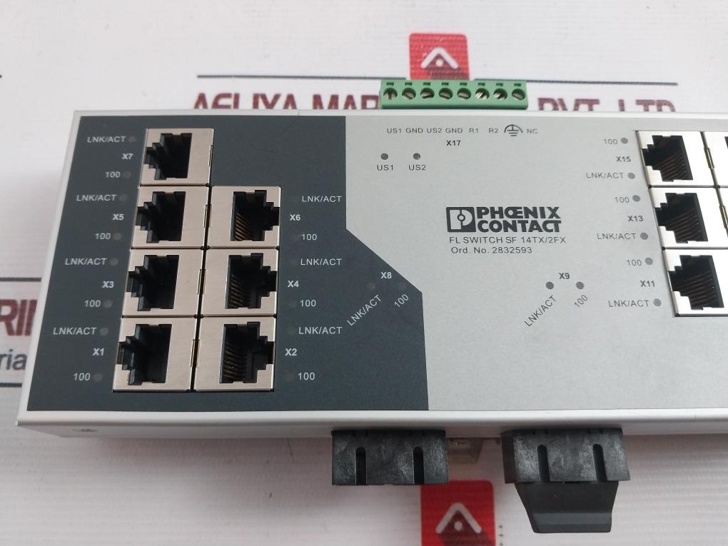 Phoenix Contact Fl Switch Sf 14Tx/2Fx Ethernet Switch 24Vdc 2832593