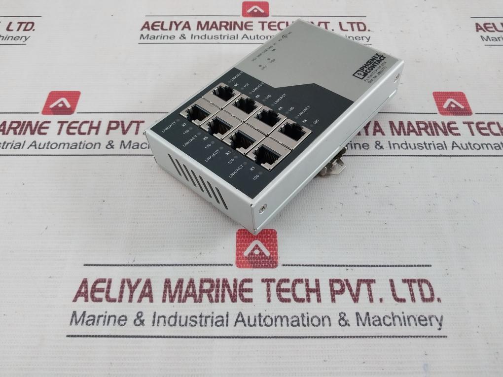Phoenix Contact 2832771 Industrial Ethernet Switch 24Vdc 240Ma 5-7Lbs-ins 30-12A