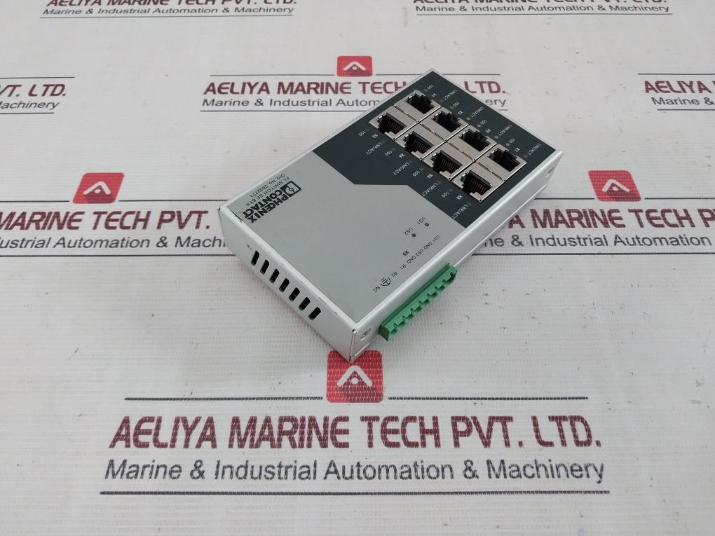 Phoenix Contact 2832771 Industrial Ethernet Switch 24Vdc 240Ma 5-7Lbs-ins 30-12A