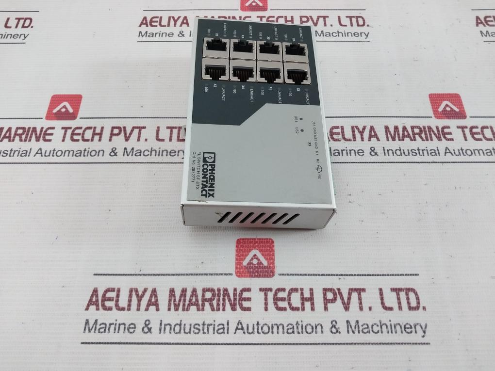 Phoenix Contact 2832771 Industrial Ethernet Switch 24Vdc 240Ma 5-7Lbs-ins 30-12A