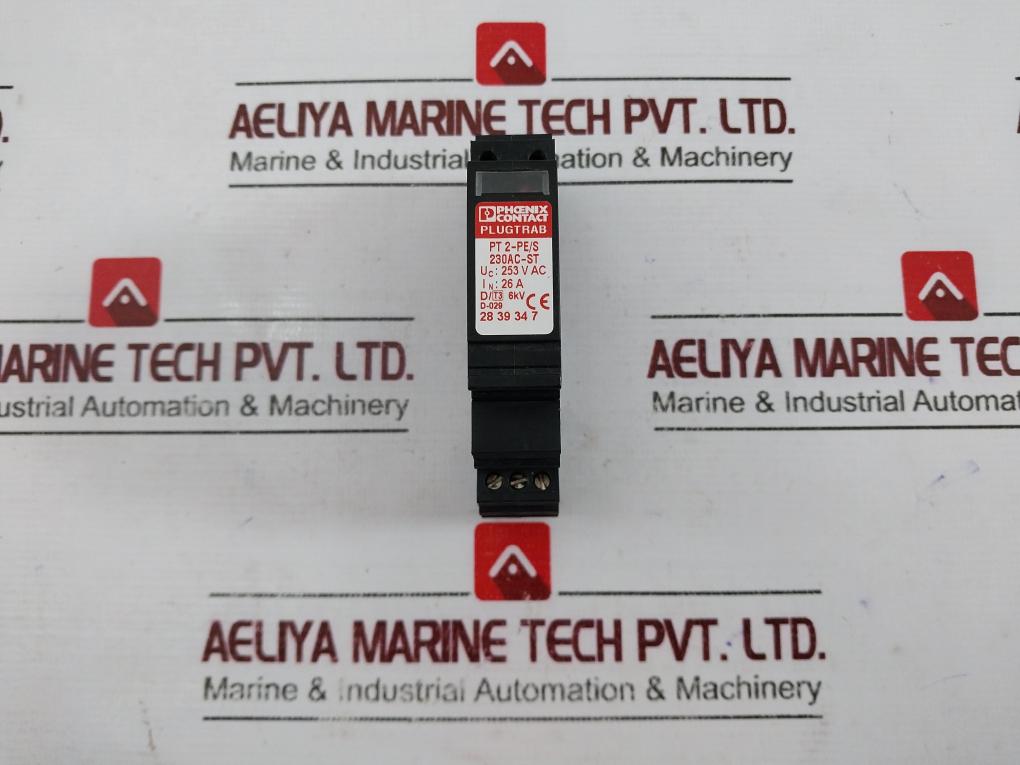 Phoenix Contact 2839347100 Type 3 Surge Protection Plug Pt 2-pe/S 230A ...