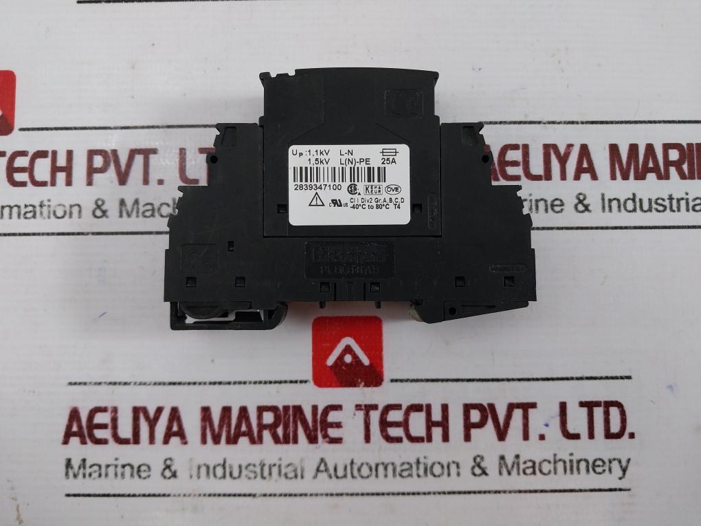 Phoenix Contact 2839347100 Type 3 Surge Protection Plug Pt 2-pe/S 230Ac-st