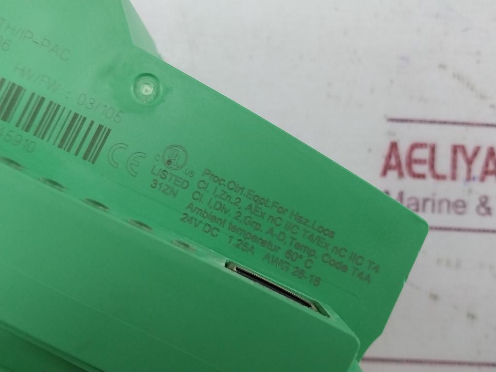 Phoenix Contact 2863986 Inline Bus Coupler Ethernet Fl Il 24 Bk Eth/Ip-pac