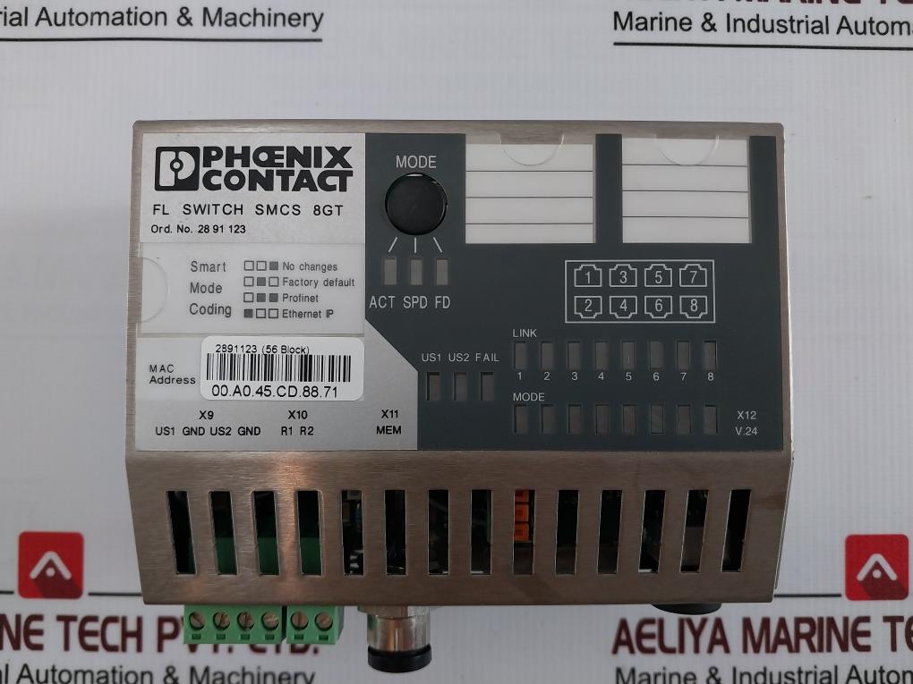 Phoenix Contact 2891123 Fl Smcs 8Gt Industrial Ethernet Switch