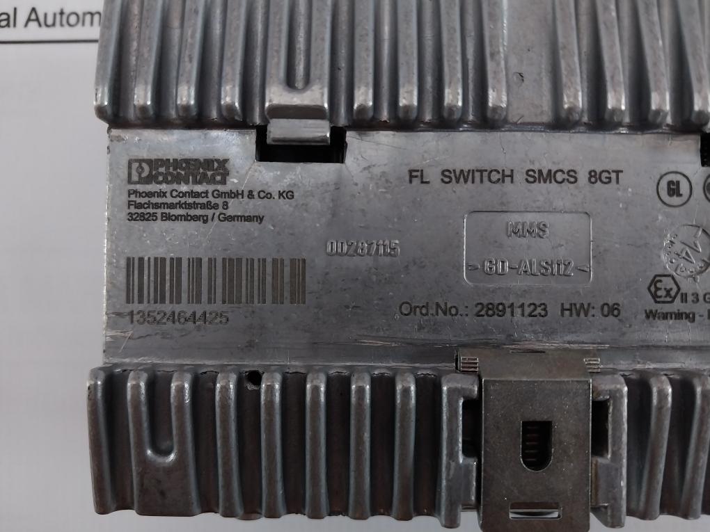 Phoenix Contact 2891123 Fl Smcs 8Gt Industrial Ethernet Switch