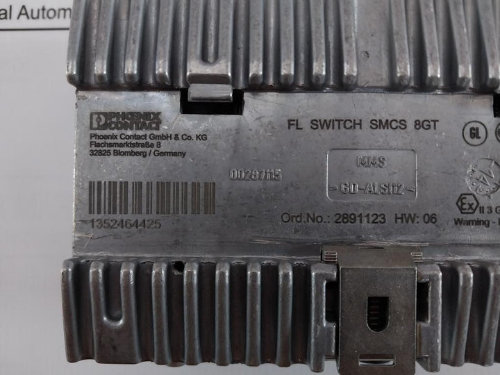 Phoenix Contact 2891123 Fl Smcs 8Gt Industrial Ethernet Switch