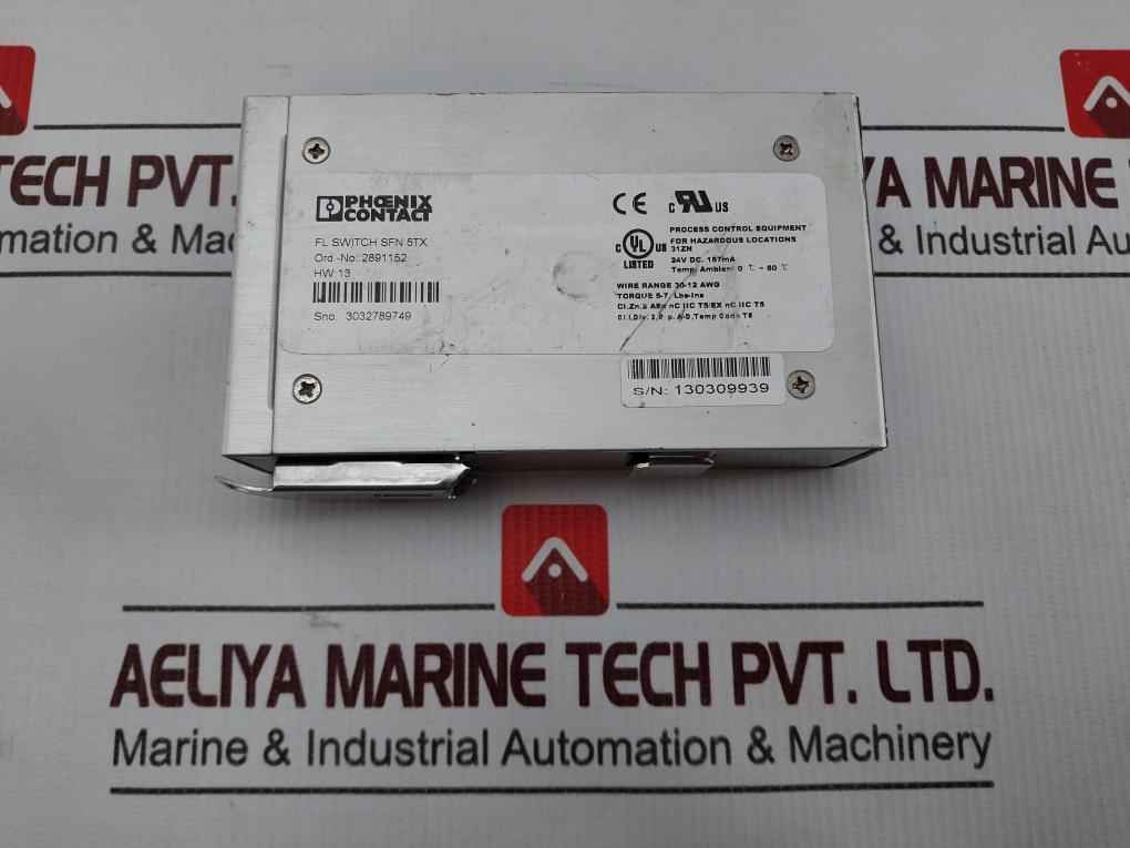 Phoenix Contact 2891152 Industrial Ethernet Switch Sfn 5Tx 24V