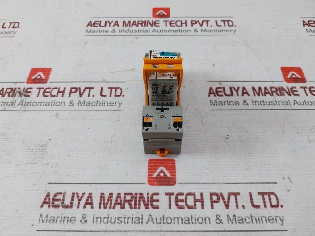Phoenix Contact 2903677 Power Relay Rif-2-bpt/4X21 24V 2900934 6A 250V Ac 4X6A