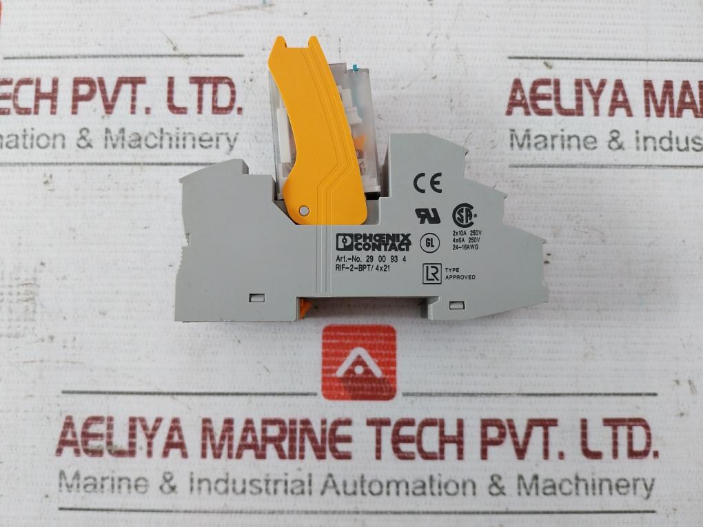Phoenix Contact 2903677 Power Relay Rif-2-bpt/4X21 24V 2900934 6A 250V Ac 4X6A