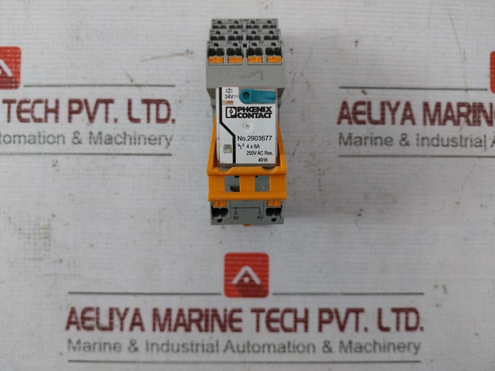 Phoenix Contact 2903677 Power Relay Rif-2-bpt/4X21 24V 2900934 6A 250V Ac 4X6A