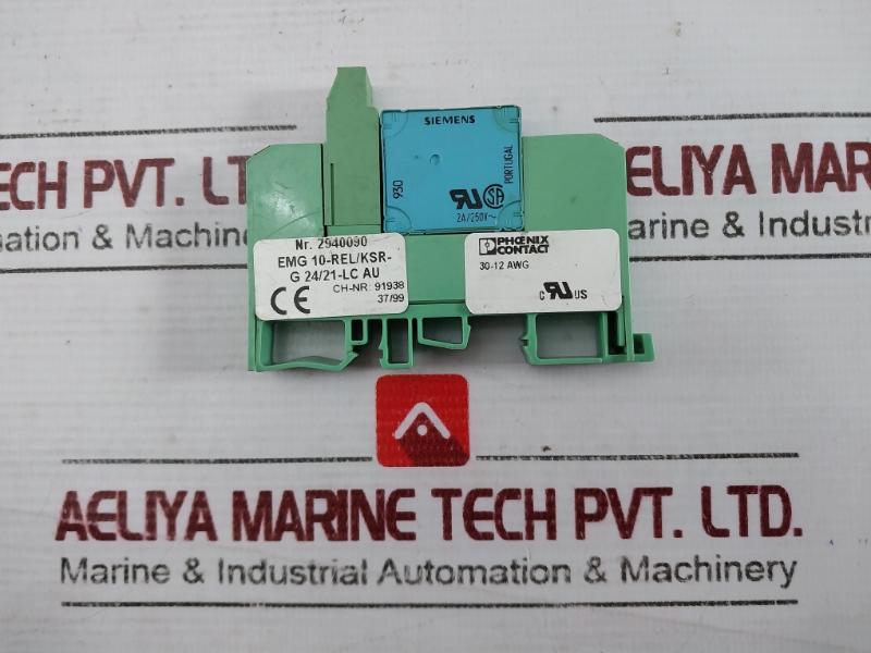Phoenix Contact 2940090 Module W/Mini Switching Relay Emg 10-rel/Ksr-g 24/21-lc