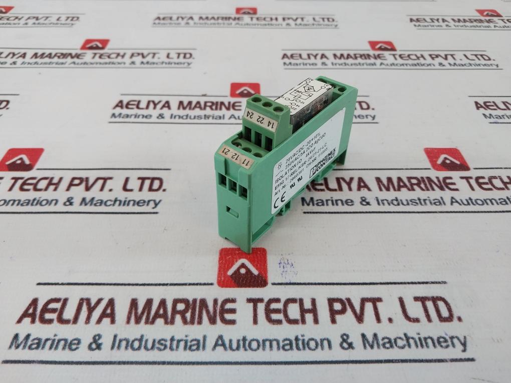 Phoenix Contact 2940391 Isolation Input Output Relay 24Vac/Dc -20/+10%