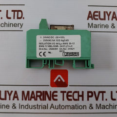 Phoenix Contact 2940391 Relay Module 250Vac/5A 2Co Agcdo 916210619