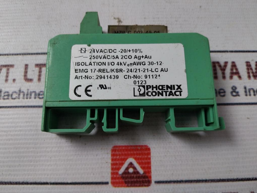 Phoenix Contact 2941439 Relay Emg 17-rel/Ksr-24/21-21-lc Au