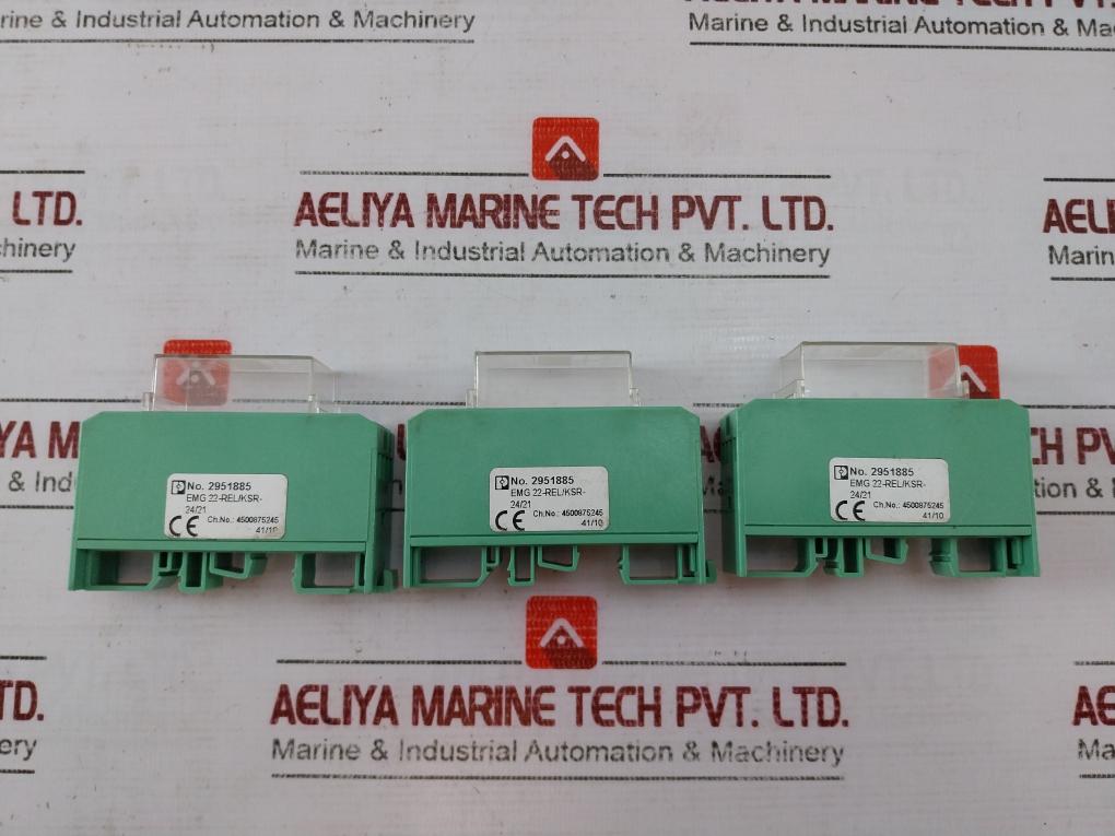 Phoenix Contact 2951885 Relay Module Emg 22-rel/Ksr-24/21 24V 16A/250V