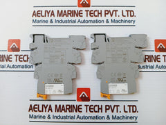 Lot of 5X Phoenix Contact 2961121 Relay with Socket PLC-BPT-24DC/1/SEN