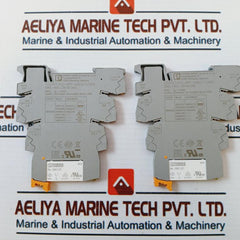 Lot of 5X Phoenix Contact 2961121 Relay with Socket PLC-BPT-24DC/1/SEN