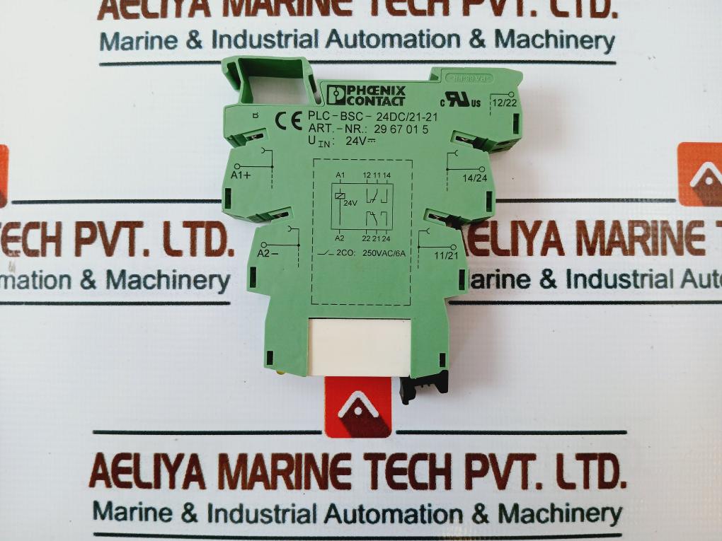 Phoenix Contact 2961215 Relay With Plc-bsc-24Dc/21-21 Socket