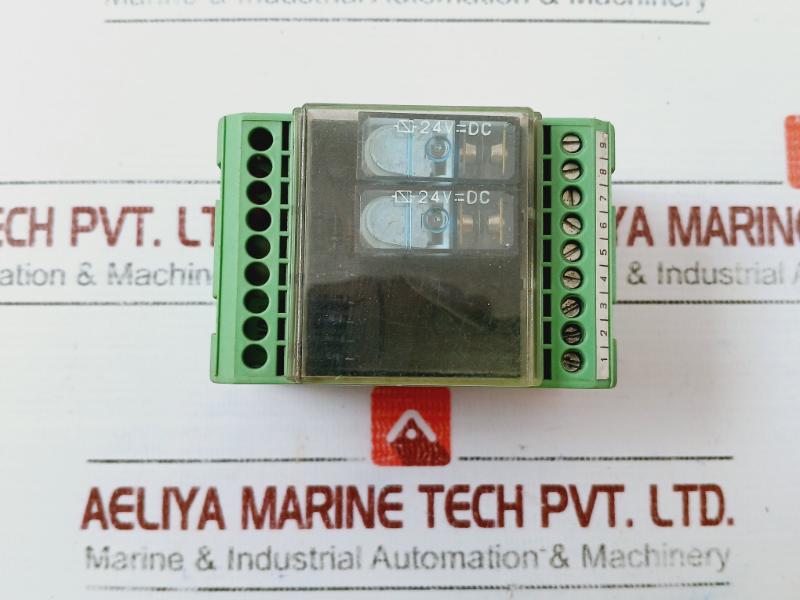 Phoenix Contact 35.75 50 Terminal Block With Relay 40.61 24v=dc